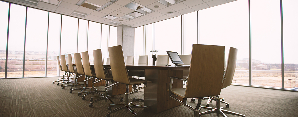 About Us boardroom office
