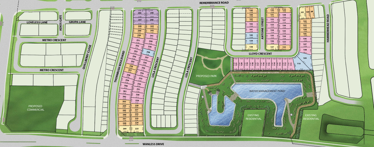 Trinison siteplan